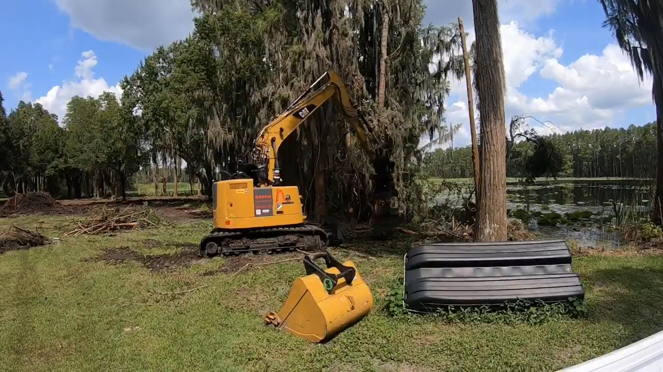 land clearing, sustainable agriculture, site development, sod installation | Grovin Farms, Florida.