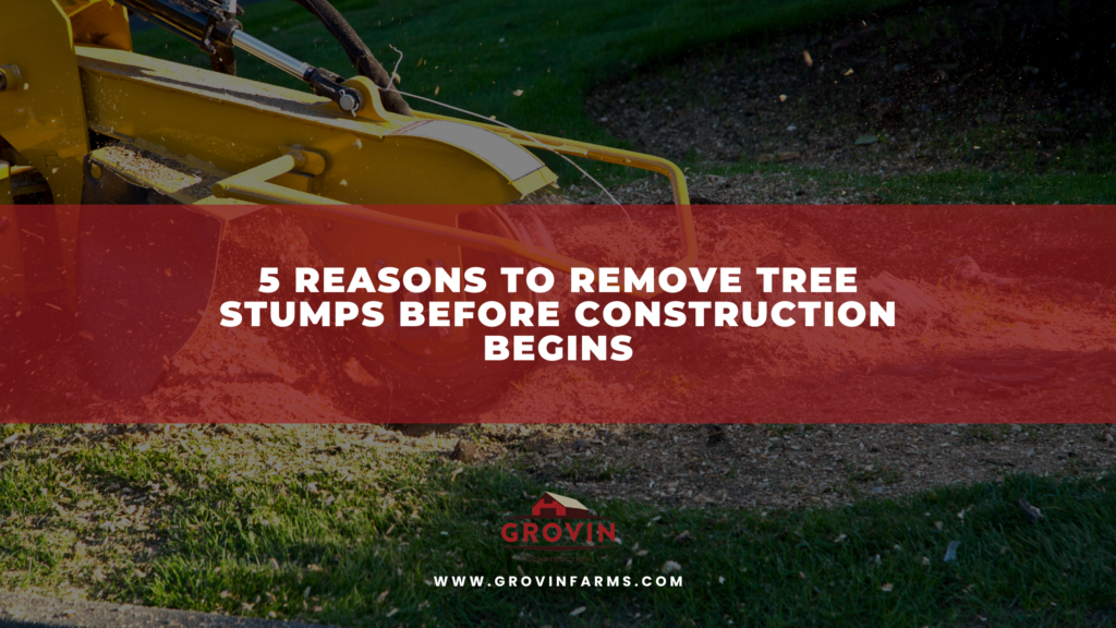 tree stump removal benefits
